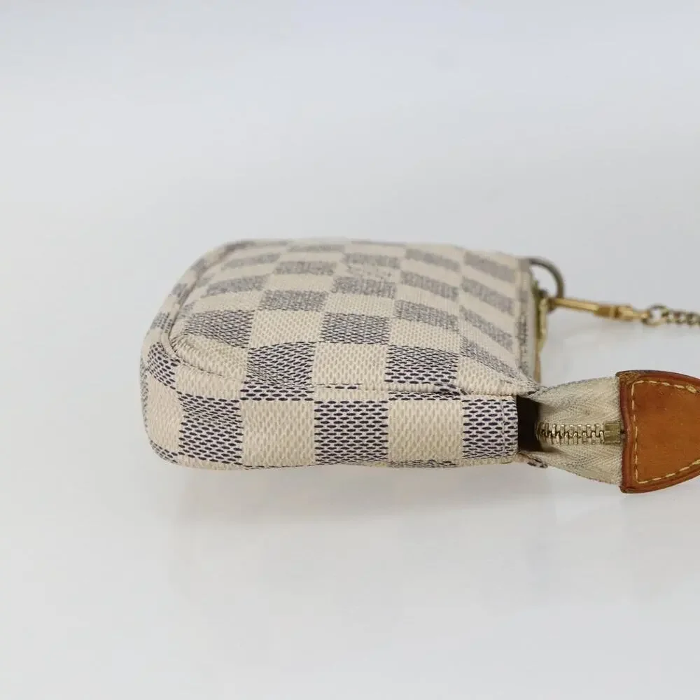 Louis Vuitton Damier Azur Mini Pochette Accessoires Pouch White
